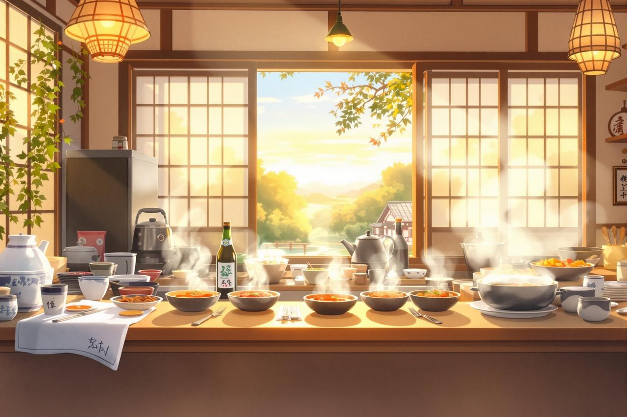 动漫解说番剧合集：小镇食堂 - 美食 / 治愈